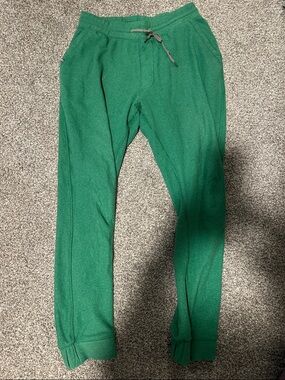 Stio Men's Green Turpin Fleece Sweatpants
